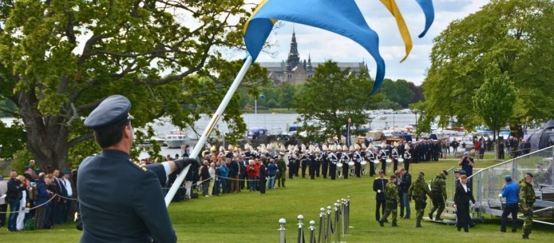 Det årliga Veterandagsfirandet.